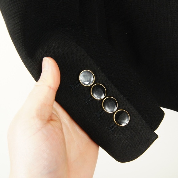 Reiss London Reed Black Classic One Button Up Blazer Jacket - Picture 3 of 3